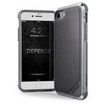 Чехол X-doria Defense Lux для Apple iPhone 8 (Gray Nylon, маталлический)