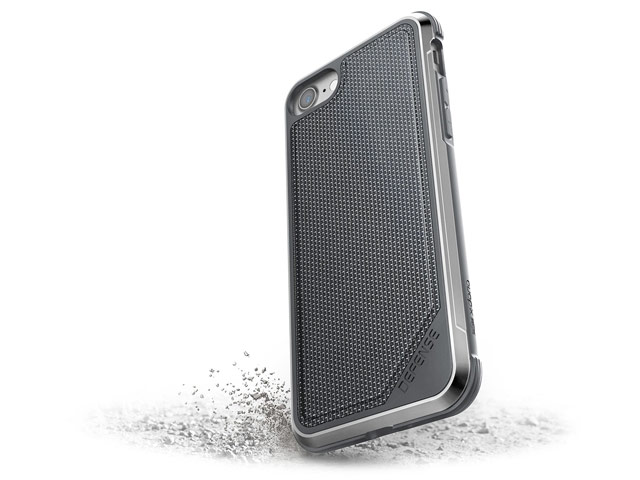 Чехол X-doria Defense Lux для Apple iPhone 8 (Gray Nylon, маталлический)