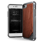 Чехол X-doria Defense Lux для Apple iPhone 8 (Wood, маталлический)