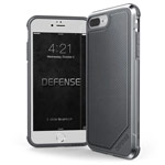 Чехол X-doria Defense Lux для Apple iPhone 8 plus (Gray Nylon, маталлический)