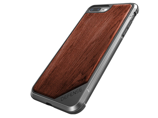 Чехол X-doria Defense Lux для Apple iPhone 8 plus (Wood, маталлический)