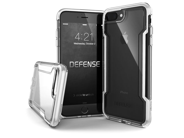 Чехол X-doria Defense Clear для Apple iPhone 8 plus (белый, пластиковый)