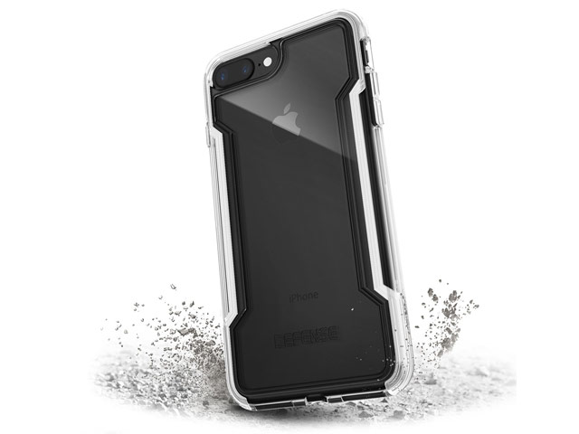 Чехол X-doria Defense Clear для Apple iPhone 8 plus (белый, пластиковый)