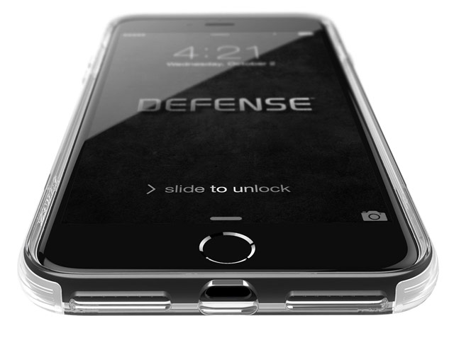 Чехол X-doria Defense Clear для Apple iPhone 8 plus (белый, пластиковый)