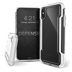 Чехол X-doria Defense Clear для Apple iPhone X (белый, пластиковый)