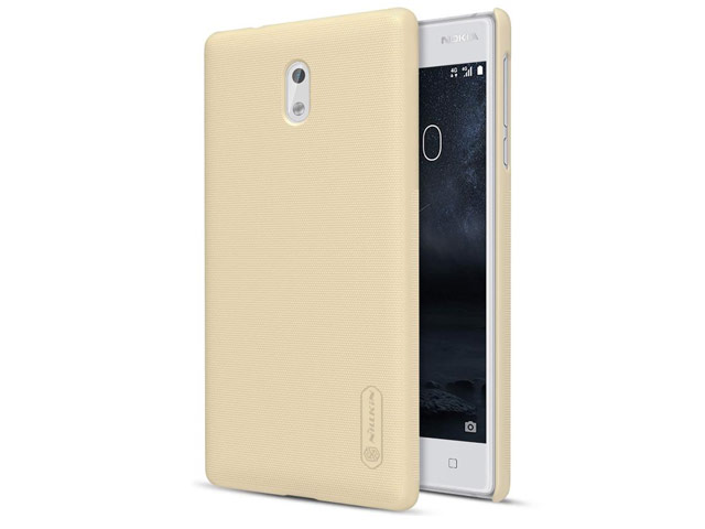 Чехол Nillkin Hard case для Nokia 3 (золотистый, пластиковый)