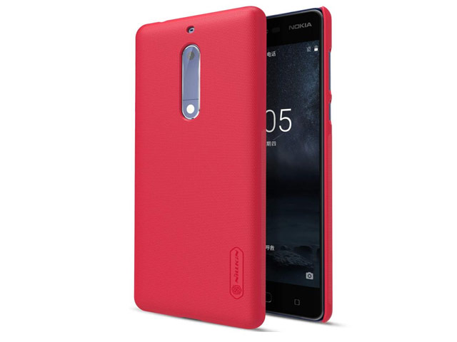 Чехол Nillkin Hard case для Nokia 5 (красный, пластиковый)