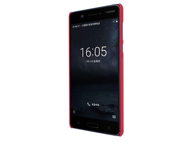 Чехол Nillkin Hard case для Nokia 5 (красный, пластиковый)