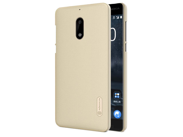 Чехол Nillkin Hard case для Nokia 6 (золотистый, пластиковый)