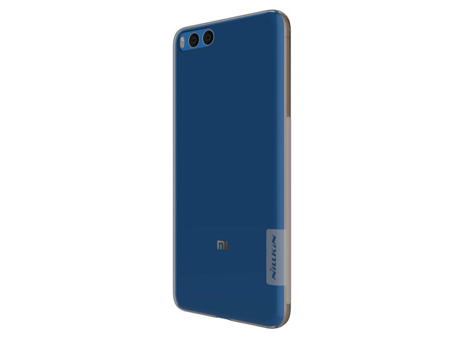Чехол Nillkin Nature case для Xiaomi Mi Note 3 (серый, гелевый)