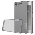 Чехол Nillkin Nature case для Sony Xperia XZ1 (серый, гелевый)