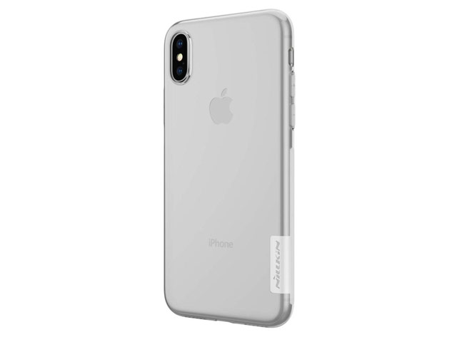 Чехол Nillkin Nature case для Apple iPhone X (прозрачный, гелевый)