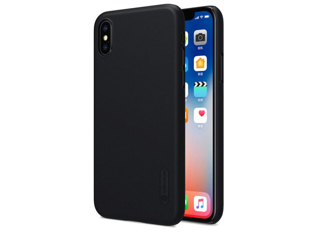 Чехол Nillkin Hard case для Apple iPhone X (черный, пластиковый)