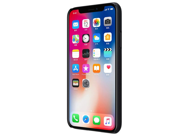 Чехол Nillkin Hard case для Apple iPhone X (черный, пластиковый)