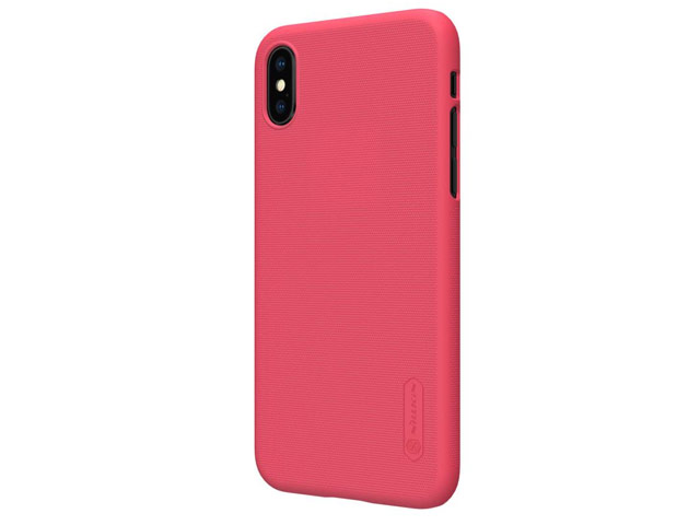 Чехол Nillkin Hard case для Apple iPhone X (красный, пластиковый)