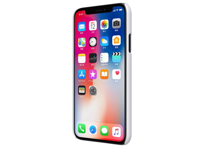 Чехол Nillkin Hard case для Apple iPhone X (белый, пластиковый)