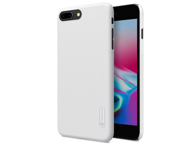 Чехол Nillkin Hard case для Apple iPhone 8 plus (белый, пластиковый)