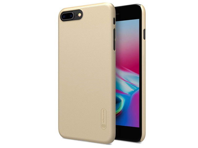 Чехол Nillkin Hard case для Apple iPhone 8 plus (золотистый, пластиковый)