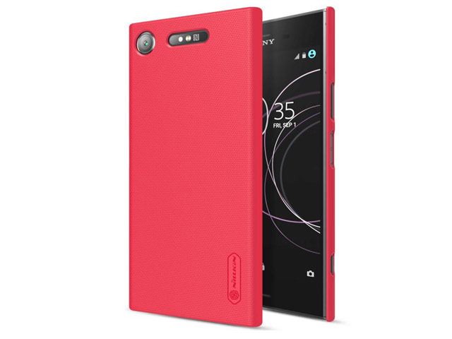 Чехол Nillkin Hard case для Sony Xperia XZ1 (красный, пластиковый)