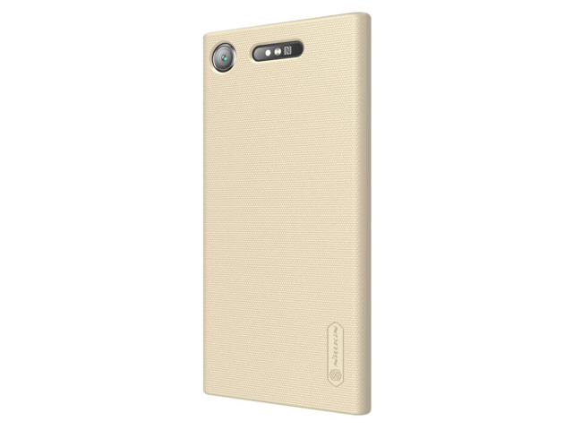 Чехол Nillkin Hard case для Sony Xperia XZ1 (золотистый, пластиковый)