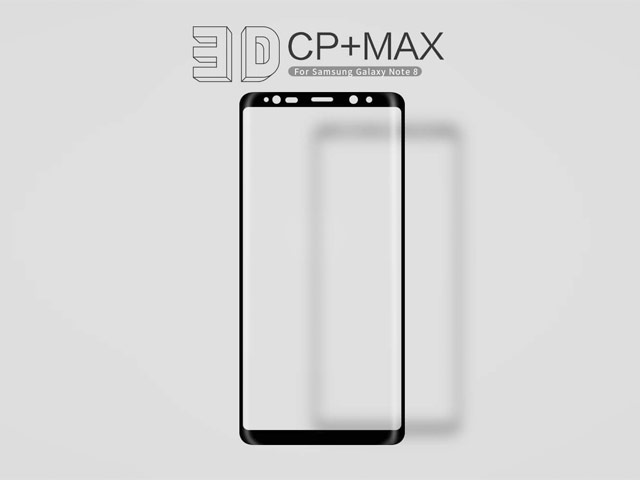 Защитная пленка Nillkin 3D CP+ MAX Glass Protector для Samsung Galaxy Note 8 (стеклянная, черная)