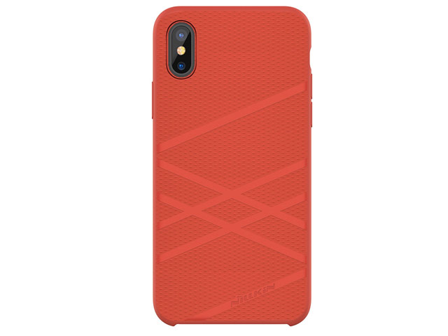 Чехол Nillkin Flex case для Apple iPhone X (красный, гелевый)