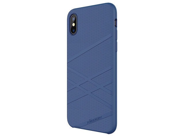 Чехол Nillkin Flex case для Apple iPhone X (синий, гелевый)