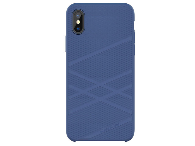 Чехол Nillkin Flex case для Apple iPhone X (синий, гелевый)