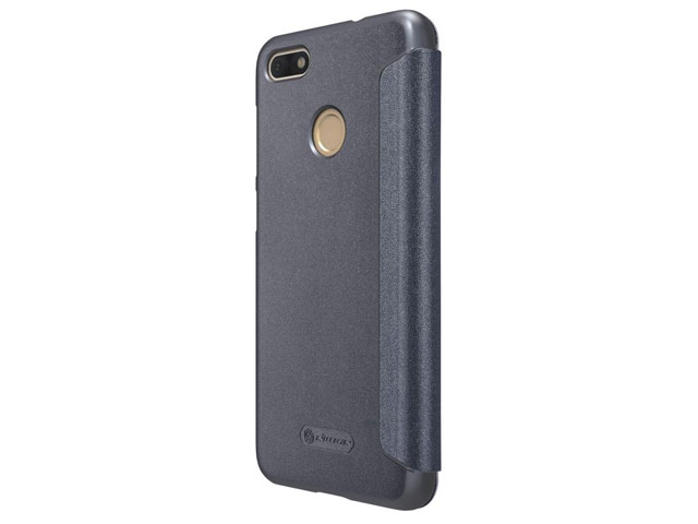 Чехол Nillkin Sparkle Leather Case для Huawei P9 lite mini (темно-серый, винилискожа)