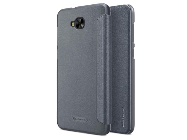 Чехол Nillkin Sparkle Leather Case для Asus Zenfone 4 Selfie ZD553KL (темно-серый, винилискожа)