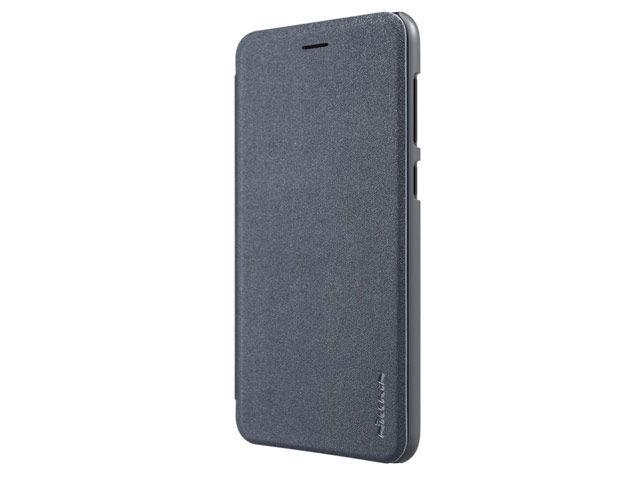 Чехол Nillkin Sparkle Leather Case для Asus Zenfone 4 Selfie ZD553KL (темно-серый, винилискожа)