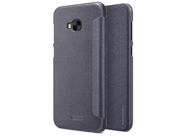 Чехол Nillkin Sparkle Leather Case для Asus Zenfone 4 Selfie Pro ZD552KL (темно-серый, винилискожа)