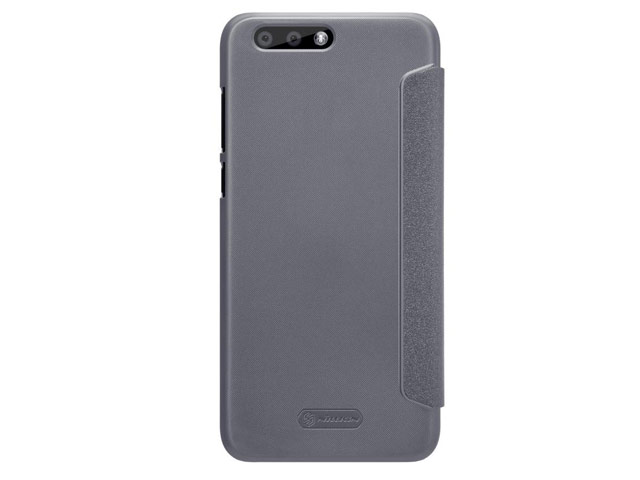 Чехол Nillkin Sparkle Leather Case для Asus Zenfone 4 ZE554KL (темно-серый, винилискожа)