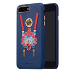 Чехол Nillkin Brocade Case для Apple iPhone 7 plus (синий, кожаный)