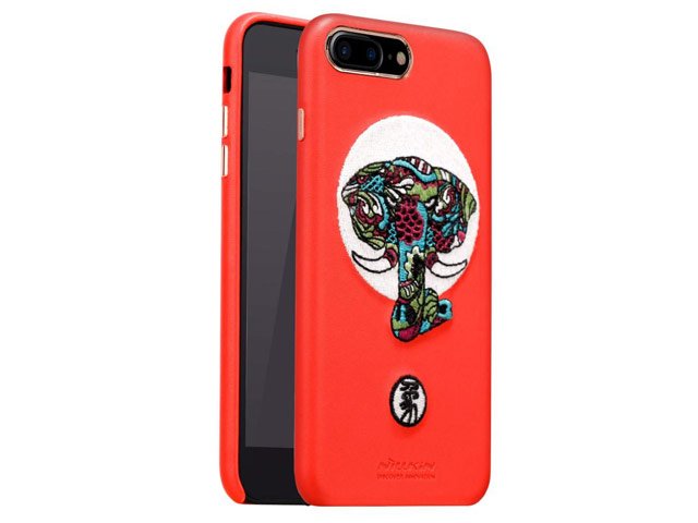 Чехол Nillkin Brocade Case для Apple iPhone 7 plus (красный, кожаный)