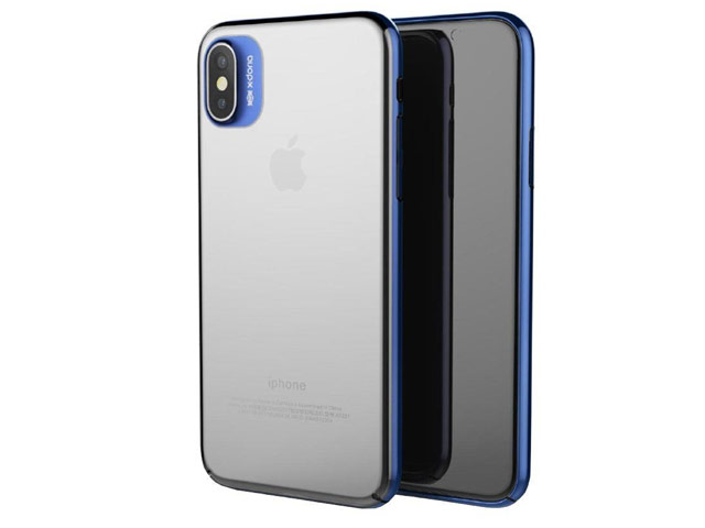 Чехол X-doria Engage Case для Apple iPhone X (синий, пластиковый)