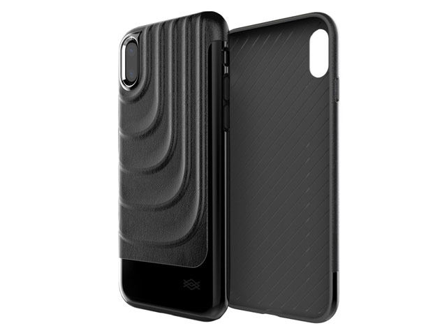 Чехол X-doria Spartan case для Apple iPhone X (черный, гелевый)