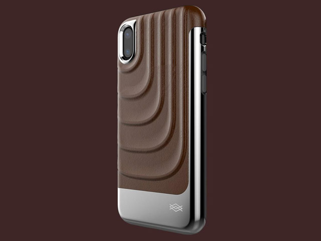 Чехол X-doria Spartan case для Apple iPhone X (коричневый, гелевый)