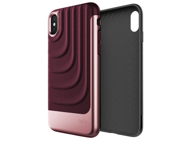 Чехол X-doria Spartan case для Apple iPhone X (розовый, гелевый)