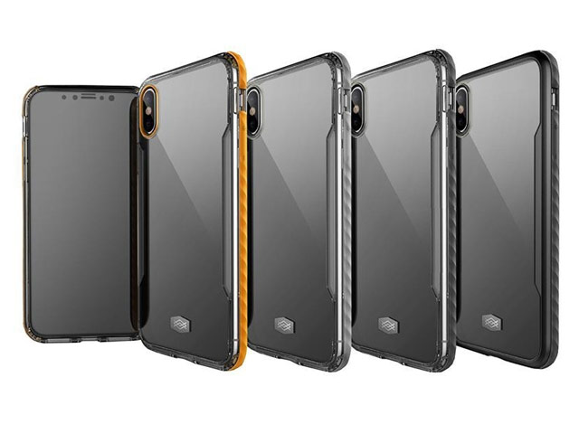 Чехол X-doria Fense case для Apple iPhone X (серый, пластиковый)