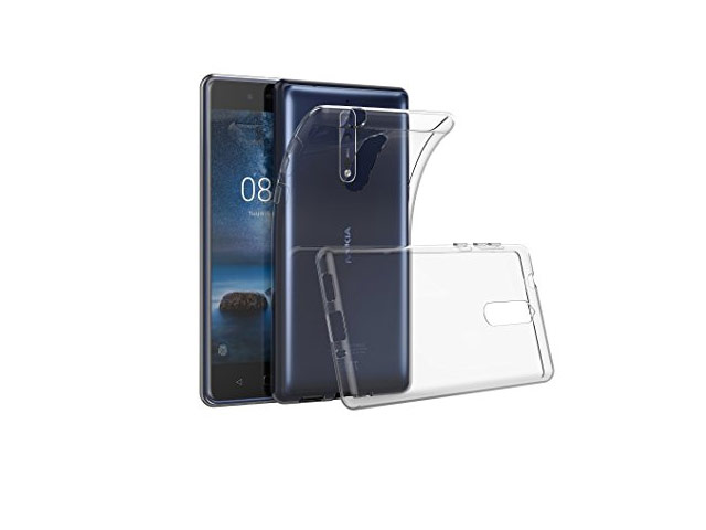 Чехол Yotrix UltrathinCase для Nokia 8 (прозрачный, гелевый)