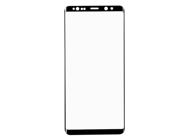 Защитная пленка Yotrix 3D Pro Glass Protector для Samsung Galaxy Note 8 (стеклянная, черная)