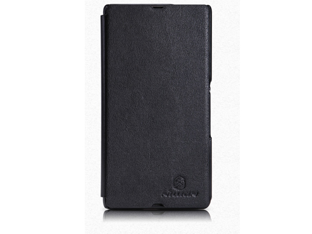 Чехол Nillkin Side leather case для Sony Xperia Z L36i/L36h (черный, кожанный)