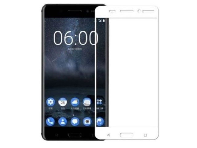 Защитная пленка Yotrix 3D Glass Protector для Nokia 5 (стеклянная, белая)