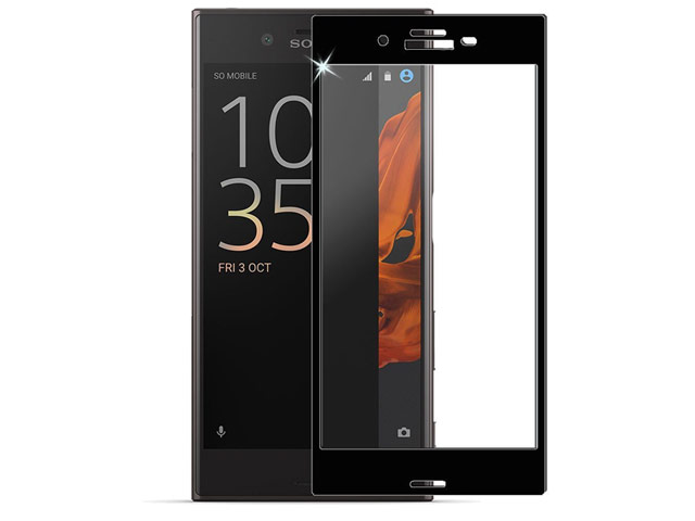 Защитная пленка Yotrix 3D Pro Glass Protector для Sony Xperia XZ (стеклянная, черная)