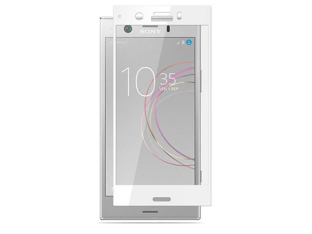 Защитная пленка Yotrix 3D Pro Glass Protector для Sony Xperia XZ1 (стеклянная, белая)