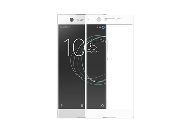 Защитная пленка Yotrix 3D Pro Glass Protector для Sony Xperia XA1 (стеклянная, белая)