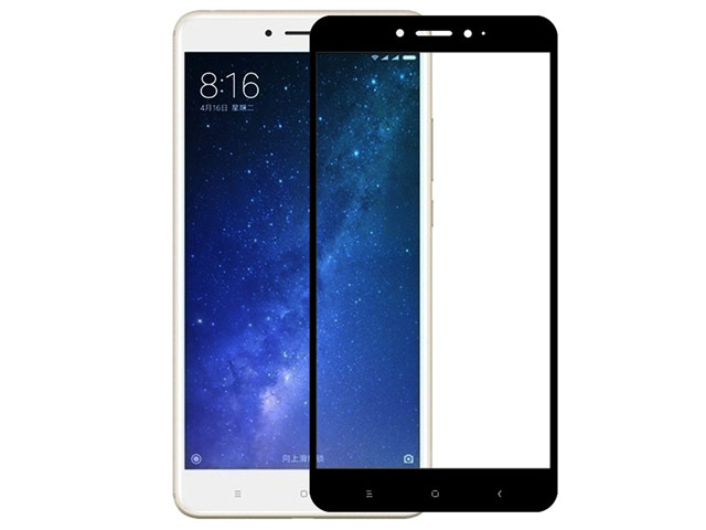 Защитная пленка Yotrix 3D Glass Protector для Xiaomi Mi Max 2 (стеклянная, черная)