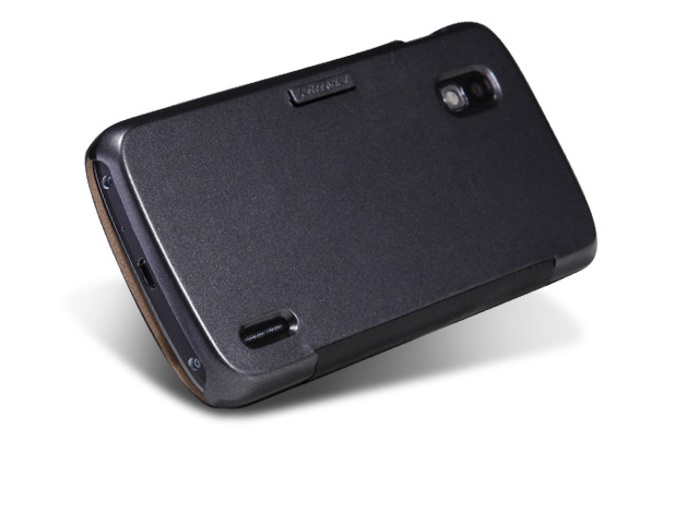 Чехол Nillkin Side leather case для LG Google Nexus 4 E960 (черный, кожанный)