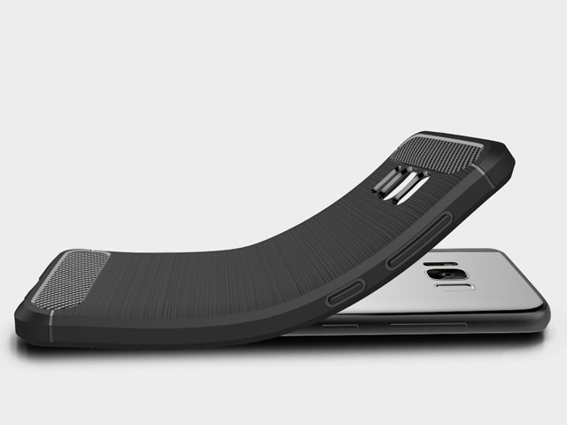 Чехол Yotrix Rugged Armor для Samsung Galaxy S7 edge (черный, гелевый)